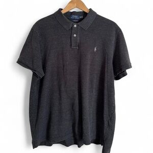 Polo by Ralph Lauren Men's Charcoal Polo Shirt — XXL